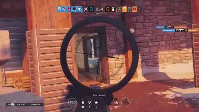 A short clip of my friend catching cav doing a combat roll