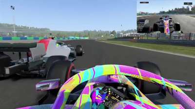 Guy tries to run me off the track after an incident on the straight [ranked]. Stewards of r/F1Game, what is your assessment?