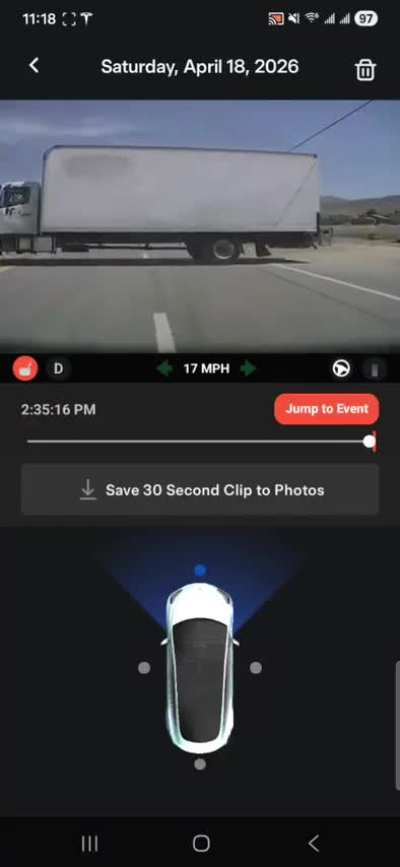 Truck did not give an F