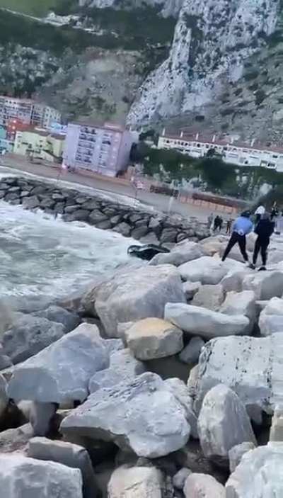 Taking the car out for a swim
