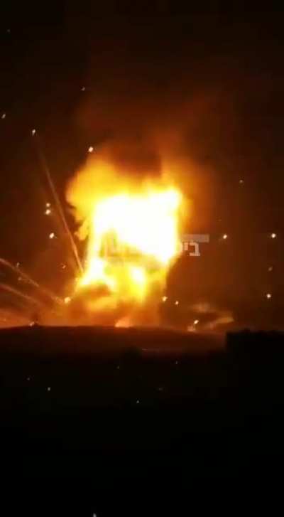 A closer view on the explosion, stay safe peaceful neighbors