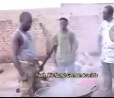 Ugandan Civilians after the collapse of Mittleafrica, Circa 1938.