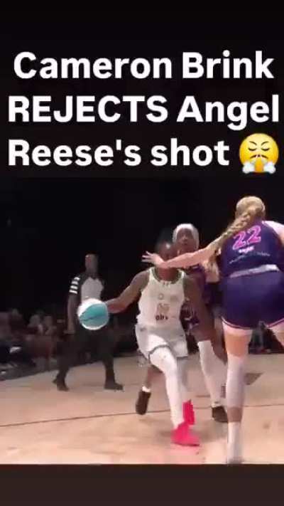 Cameron Brink BLOCKS TF out of Angel Reese 😤