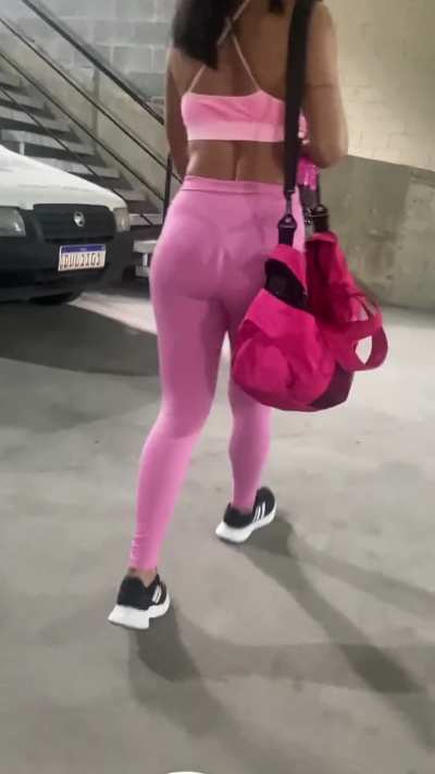 On the way to the gym