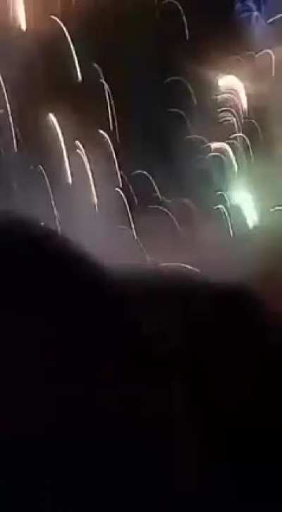 the whole lobby when Valk comes out