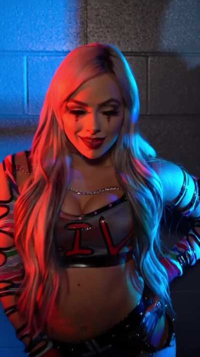 Liv in her Chucky inspired attire