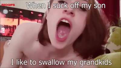 Mom Swallows Son's Cum
