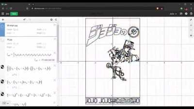 [Fanart] Part 4 Cover in a Graphing Calculator