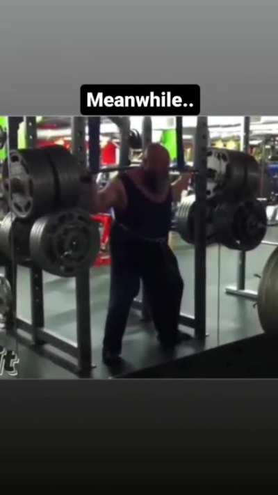 A casual day at the gym