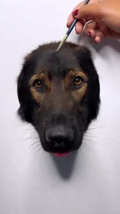 How To Paint a Realistic Dog