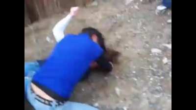 Girl Fight in the Alley