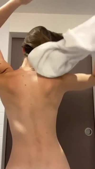 I'm in the shower.. but maybe you wanted to lick all my sweat out of my pits first?