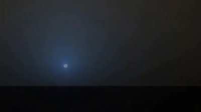 NASA exposes first ever footage of a blue sunset on Mars