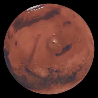 A full rotation of the planet Mars (Hubble Captures By NASA)