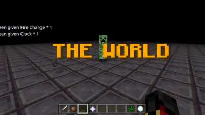 I made Dio's Stand [The World]