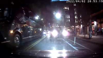 Thought I was gonna be in a head on with a hummer - Cap hill Seattle