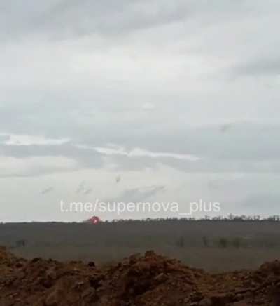 Video of the Su-25 shot down yesterday, from another angle