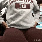 Library girl showing off