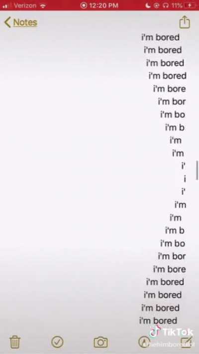what this guy did on his notes app