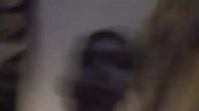 him falling down the stairs