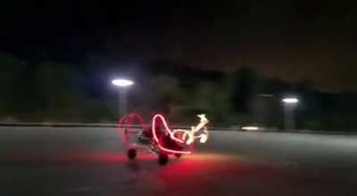 Exclusivo: Papai Noel decolando