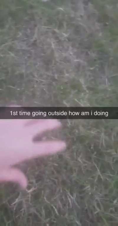 finally went outside