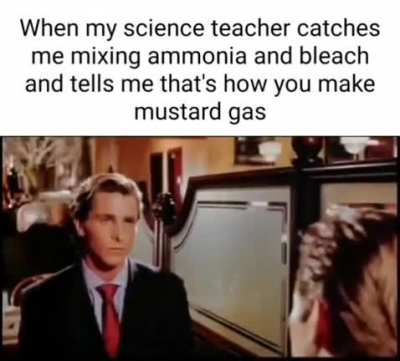 Rookie mistake