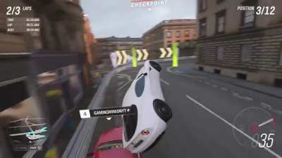 I just started playing FH4. Not sure if this is impressive or not.