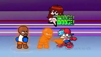 matt vs bf boxing match animation