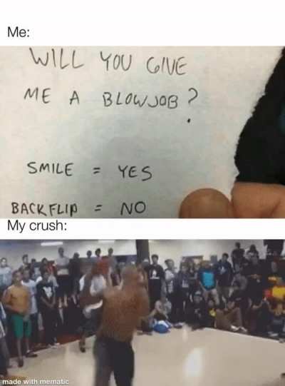 It's a no from her