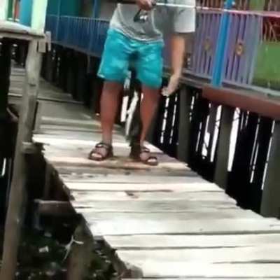 Fishing is fun.