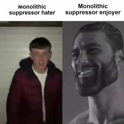 The monolithic suppressor is good on most SMGs and Pistols. You put whatever attachment suits your playstyle and don't let anyone tell you otherwise!