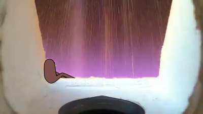 Gondola on his way back