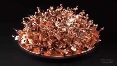 Fibonacci Zoetrope by Gavin Shapiro.