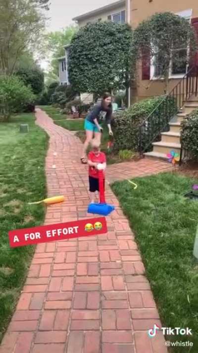 A for effort!