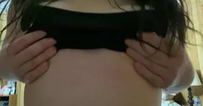 I promised I would try to do a titty drop with my perky little tits - was fun to make!