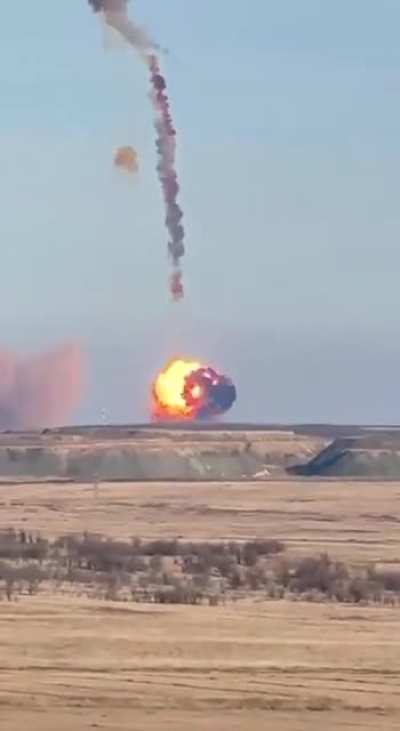 Russian ICBM test from Yasny Base in the Orenburg region fails on November 27, 2025.