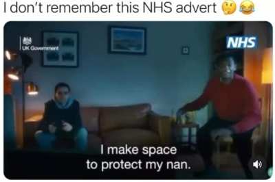 Pandemic safety advert. With a twist.