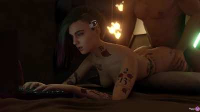 Judy remote working... (PuggyArtist) [Cybe<wbr>rpunk<wbr>2077]