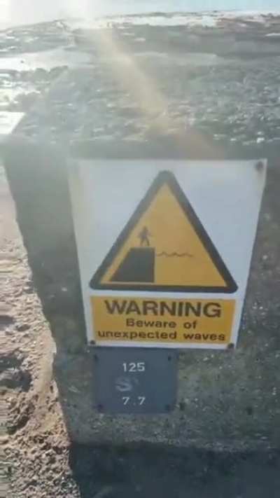 Unexpected wave