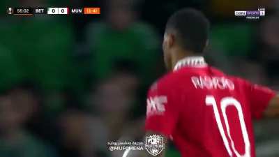 Marcus rocket goal & real betis fun middle finger