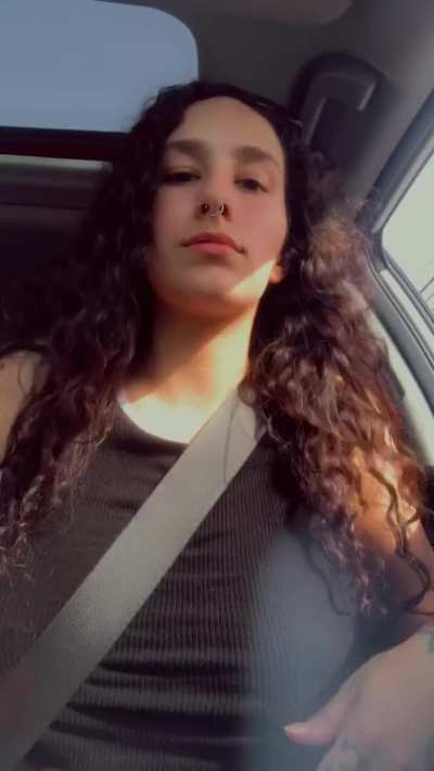 Flashing people in the car 🥵 [flash]