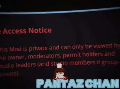 A edit of the deleted mods
