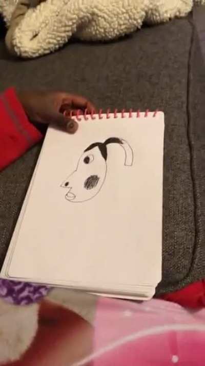 Daughter drew her mom