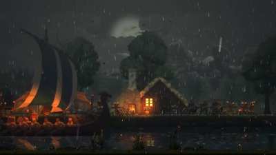 A rainy night