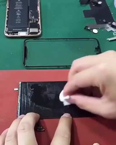 Only see the screen with special glasses