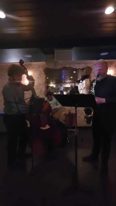 6 months playing double bass, loving every second of it. If any electric players are on the fence, it’s worth the work.