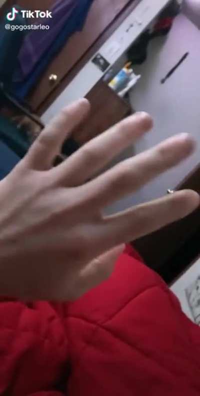 he likes to attack hands