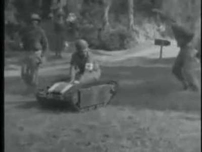 German soldiers playing with the 