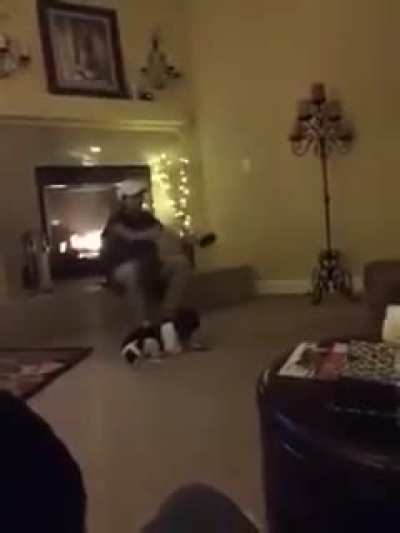 Mom makes son come home at bad time